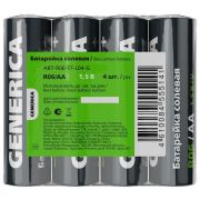 Элемент питания солевой AA/R6 пленка (уп.4шт) GENERICA ABT-R06-ST-L04-G